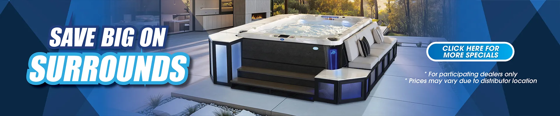 Calspas hot tub being used in a family setting - Clarksville